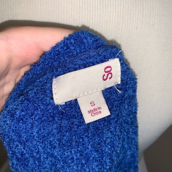 Blue knit sweater from SO - Picture 3 of 3